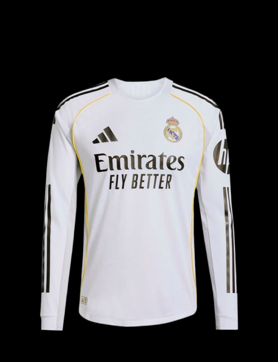Maillot Real Madrid Domicile Manches longues 2025/2026