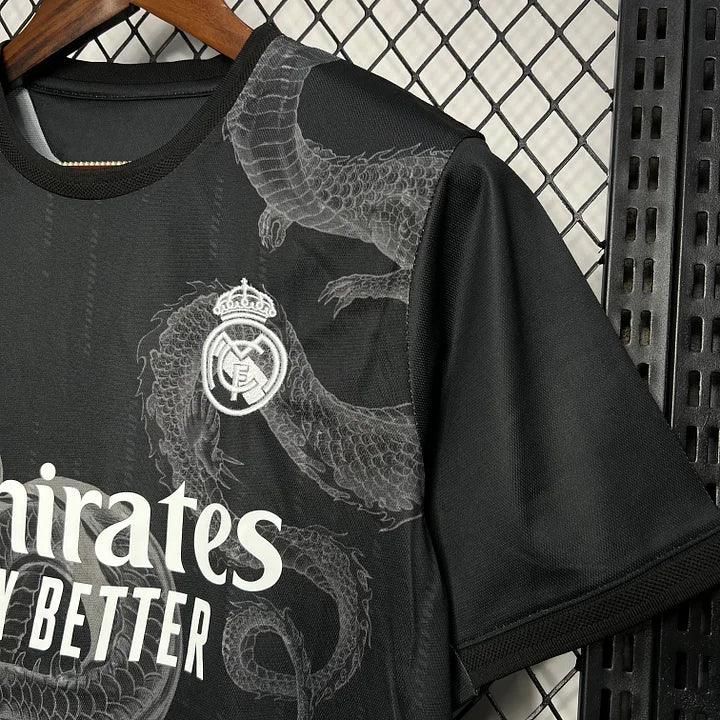 Maillot Real Madrid foot 2024 2025 Noir