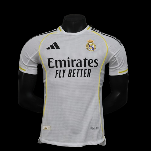 Maillot Domicile Réal Madrid 2025-2026 Version Joueur