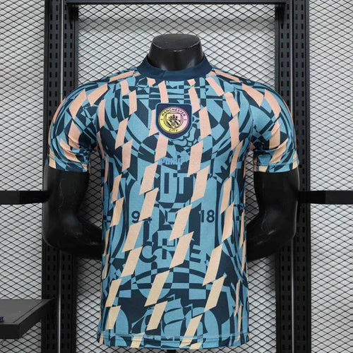 Maillot Manchester City Blue Retro Style Special Edition Shirt 24-25