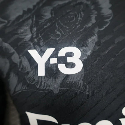 Maillot Real Madrid foot Y3 noir 2024 2025
